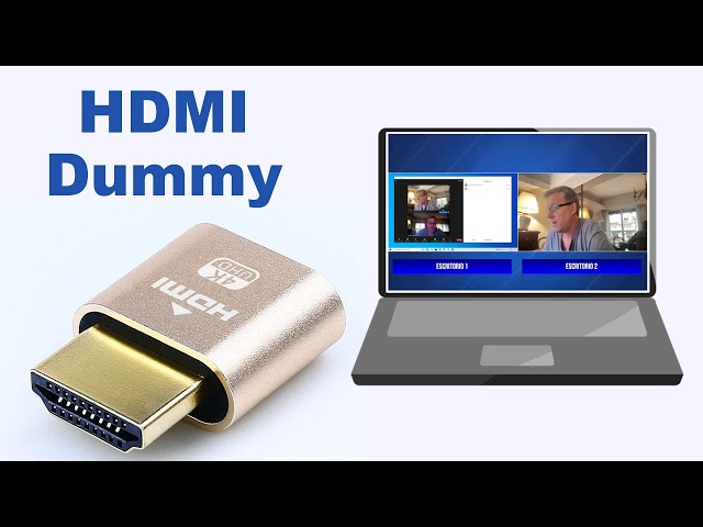 Vídeo relacionado con MEIRIYFA Emulador HDMI EDID 4K, enchufe simulado HDMI, emulador de pantalla fantasma sin cabeza, monitor virtual, emulador de paso EDID 3840 x 2160 @ 60 Hz, compatible con Windows Mac OSX Linux (2