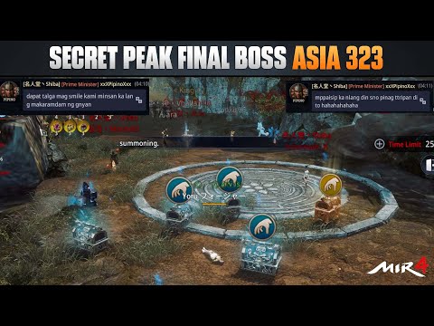 MIR4 - SECRET PEAK FINAL BOSS [ASIA 323]