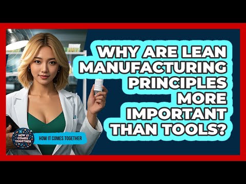 Why Are Lean Manufacturing Principles More Important Than Tools? - How It Comes Together