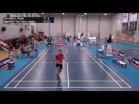 Match point - Edith Urell vs Yue Yann Jaslyn Hooi - WS, SF - Polish Int. 2021