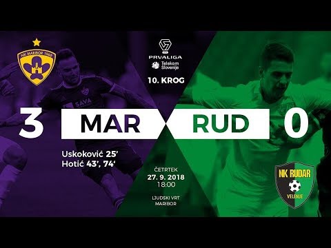 10.krog: Maribor - Rudar 3:0 ; Prva liga Telekom Slovenije 2018/2019