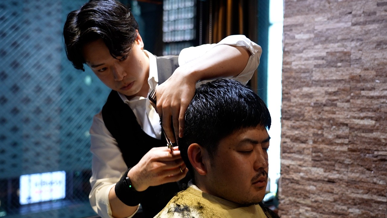 💈🇯🇵 A Luxurious Grooming Experience at Barbershop in Ginza | Haircut, Shampoo, Shaving & Massage