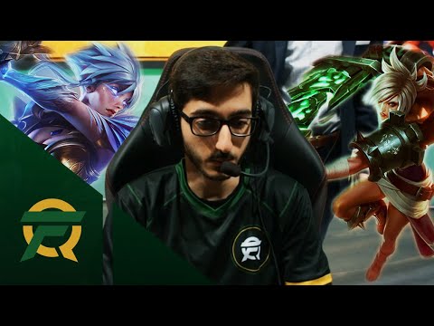 RIVEN ONE TRICK DESTROYS LCS TOP LANERS (featuring V1per)
