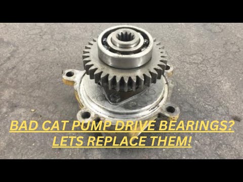 Cat accessory pump drive rebuild for 3406E and c15