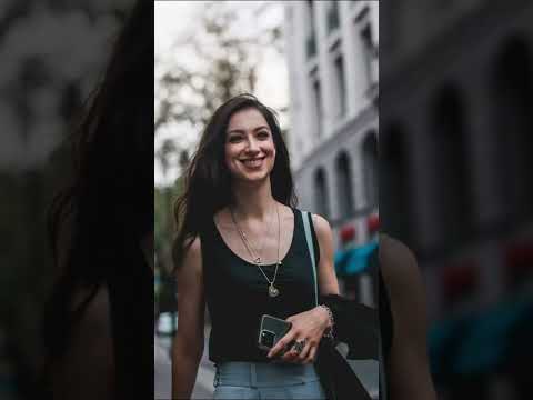 Beautiful girls in the streets of Moscow, Russia