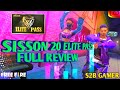 SISSON 20 ELITE PASS FULL REVIEW JANUARY ELITE PASS FREEFIRE