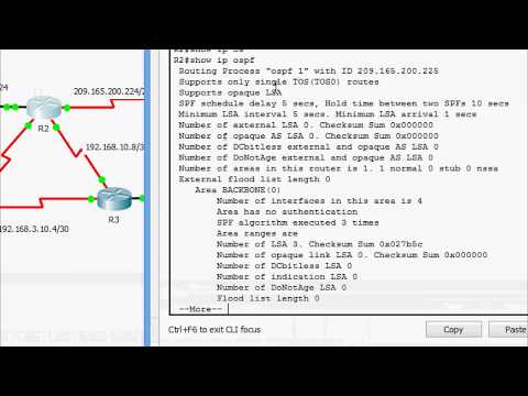 10.1.2.5 Packet Tracer - Propagating a Default Route in OSPFv2
