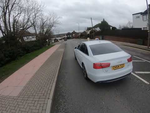 Bromley Audi Driver Dangerous Overtaking Cyclist December 2020
