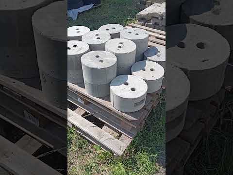 Смотреть видео о Бетонное основание/утяжедитель ПЯТАЧОК