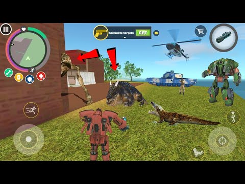 Rope Hero: Vice Town (Transformer Ball Fight Skeleton Monster) Monster Ground - Android Gameplay HD