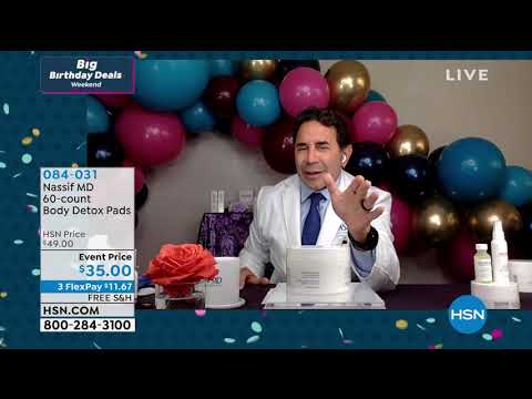 Nassif MD 60count Body Detox Pads