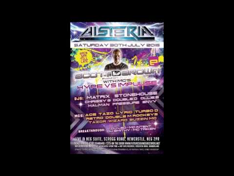 Scott Brown Mc Impulse B2B Mc Hype @ Histeria 30.7.2016
