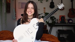 Video thumbnail for this electric guitar doesn't need an amp!! | Enya Nova Go Sonic review by aryy