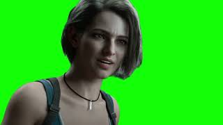 Jill Valentine "what the hell?" green screen