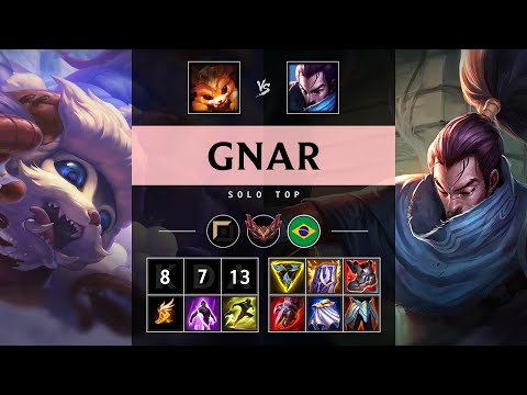 Gnar Top vs Yasuo - BR Grandmaster Patch 25.17