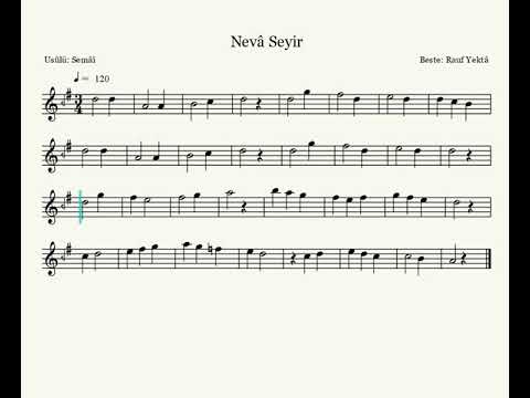 12. Nevâ Seyir - Rauf Yektâ