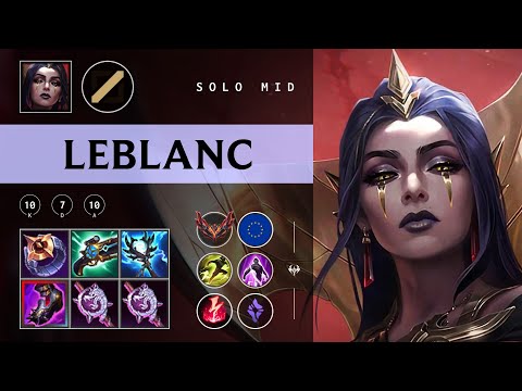 LeBlanc Mid vs Ekko - EUW Grandmaster Patch 25.22