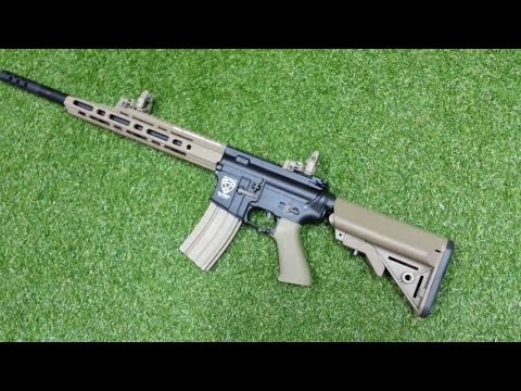 APS M4 Full Metal Guardian Match shooting test