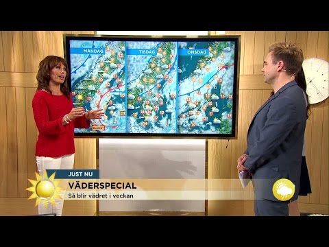 Madeleine Westin: "Ovanligt varmt i början av maj" - Nyhetsmorgon (TV4)