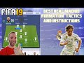 BEST Real Madrid Formation, Best Tactics and Instructions - FIFA 19 TUTORIAL