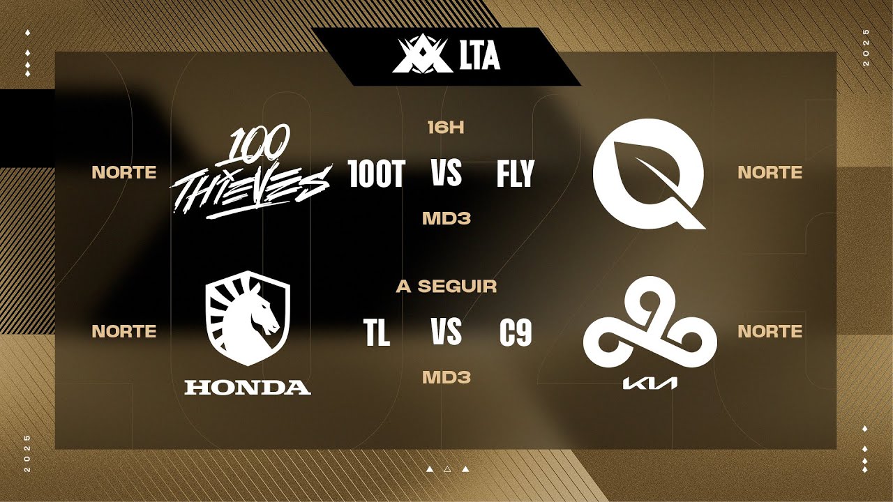 100T x FLY / TL x C9 | LTA 2025 Etapa 1 / Fase Américas - Dia 3