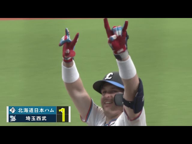 【2回裏】打った瞬間確信の一打!! ライオンズ・ネビン レフトスタンドへ先制のソロホームラン!! 2025年6月29日 埼玉西武ライオンズ 対 北海道日本ハムファイターズ
