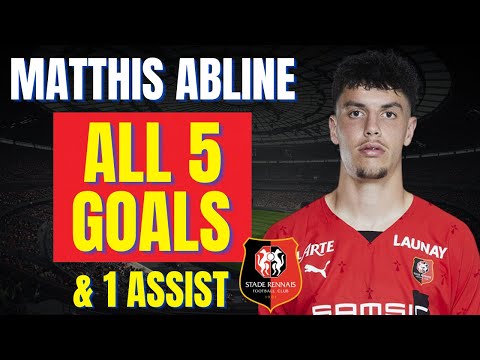 Matthis Abline - ALL 5 GOALS & ASSISTS FOR STADE RENNAIS | Skills & Highlights