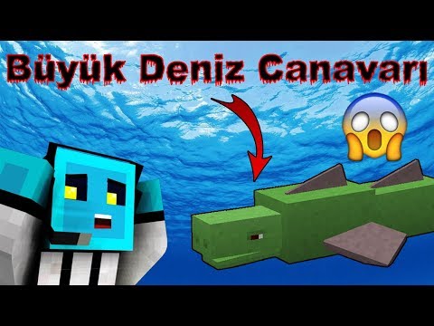 Minecraft Büyük Deniz Canavarı - Aquatic Abyss Mod