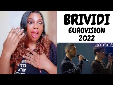 SANREMO 2022 - FIRST TIME HEARING MAHMOOD AND BLANCO - BRIVIDI (EUROVISION)