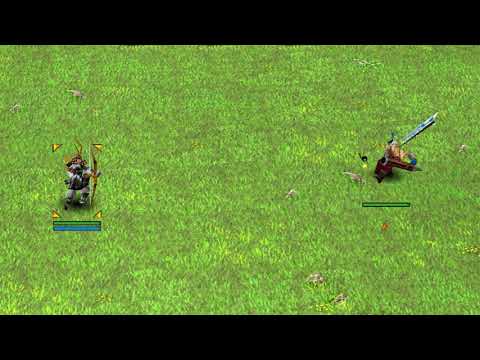 Battle Realms - Samurai (Arrow) Vs Range Units!