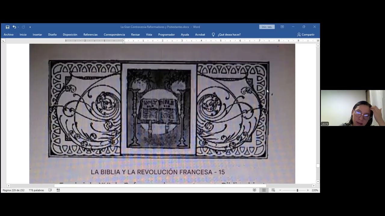 SERIE: ¡LA PROTESTA NO HA TERMINADO!; LA  BIBLIA Y LA REVOLUCION FRANCESA.  LAURA NAVARRETE.