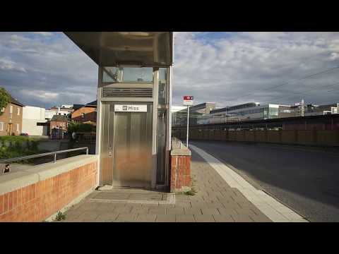 Sweden, Stockholm, Sollentuna train station / bus exchange, Schindler elevator and short walk