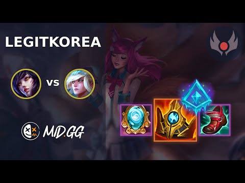 MID.GG: [ LegitKorea ] Ahri SUPP vs Janna | NA GRANDMASTER | LOL Season 2025