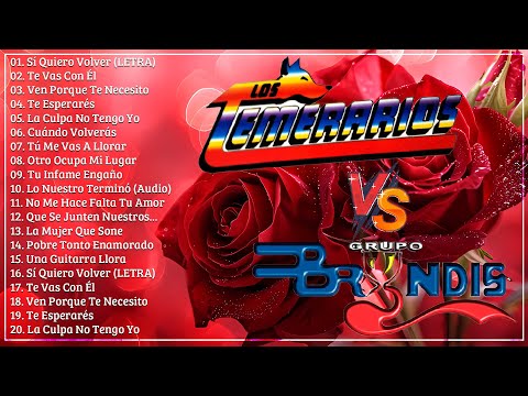 Los Temerarios y Grupo Bryndis Poemas de Amor Romanticas - GRANDES ÉXITOS INOLVIDABLES