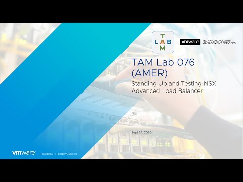 TAM Lab 076 - Standing up and testing NSX Advanced Load Balancer