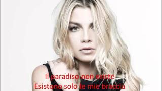 Il Paradiso Non Esiste - Emma (+ Lyrics)