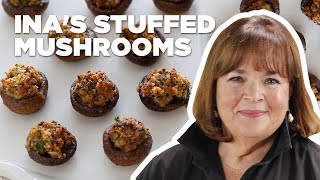 Barefoot Contessa’s Sausage-Stuffed Mushrooms | Barefoot Contessa: Cook Like a Pro | Food Network