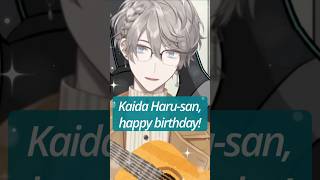 #shorts Happy 31st Birthday!!!【Kaida Haru 甲斐田晴 / NIJISANJI】