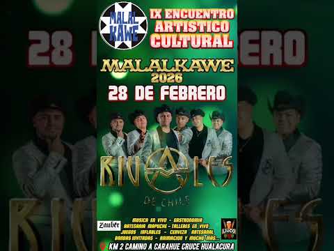 IX Encuentro Artístico Cultural Malalkawe 2026.#nuevaImperial #Araucania!!