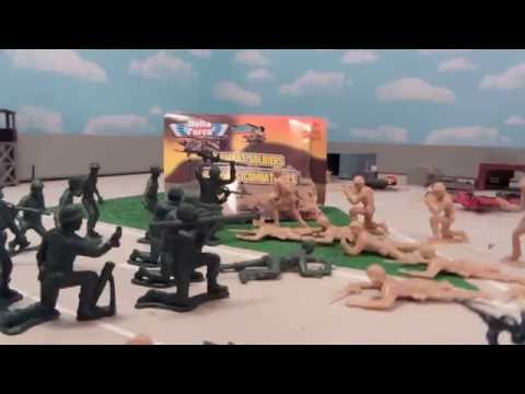 TAN VS GREEN DELTA FORCE ARMY MEN REVIEW!