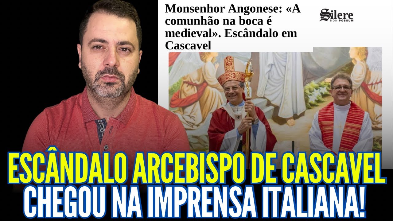PLANTÃO: ESCÂNDALO DO ARCEBISPO DE CASCAVEL CHEGOU NA IMPRENSA ITALIANA!