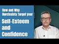 Why do Narcissists Target Self Confidence and Self Esteem?