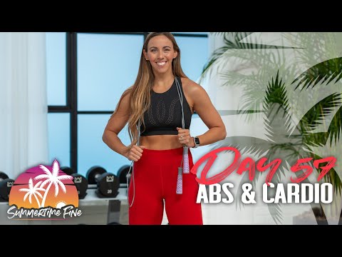 40 Minute Abs & Cardio Shred Workout | Summertime Fine 2023 - Day 57