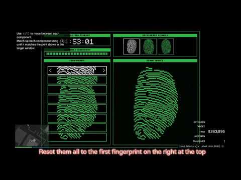 HOW TO EASILY COMPLETE THE FINGERPRINT HACK!!! (GTA Cayo Perico Heist)