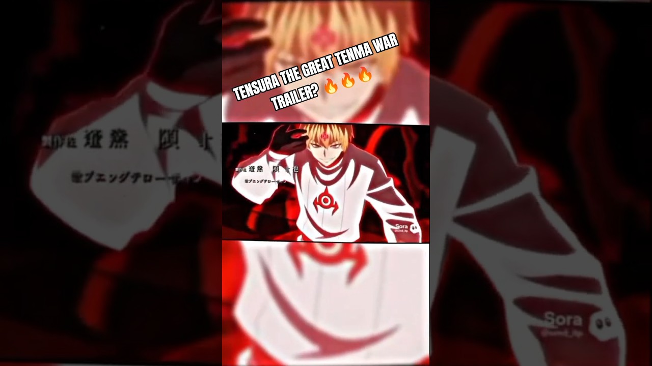Great Tenma War Trailer! 🤯|| Michael & Feldway Vs Rimuru🥶🔥#rimuru #anime #tensura #raphael_san_squad