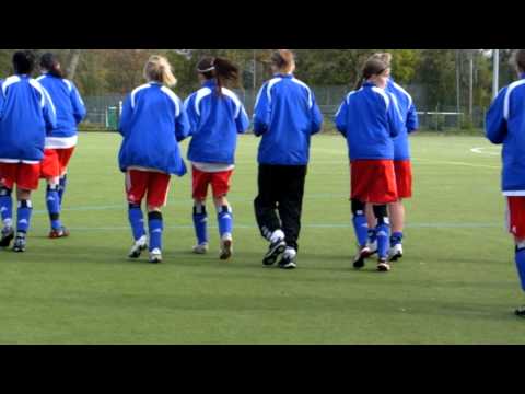 HSV C1 Mädchen auslaufen 23. Oktober 2010