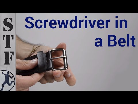 ベルトスクリュードライバー｜MacGyverの必需品 (The Belt Screwdriver | A must for MacGyver)