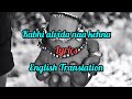 kabhi Alvida Naa Kehna(Lyrics)English Translation |Sonu Nigam,Alka Yagnik | (Dedicated)