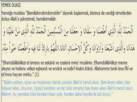 Yemek Duası