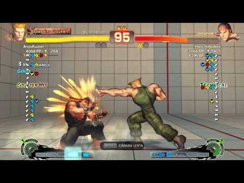 SSF4AE LivePC - AnjoRaziel [Guile] vs Haochobuken [Ryu]